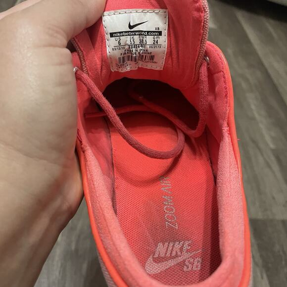 Nike SB Zoom Air Stefan Janoski Skateboarding Shoes – Atomic Red – Size 6 - Picture 7 of 10
